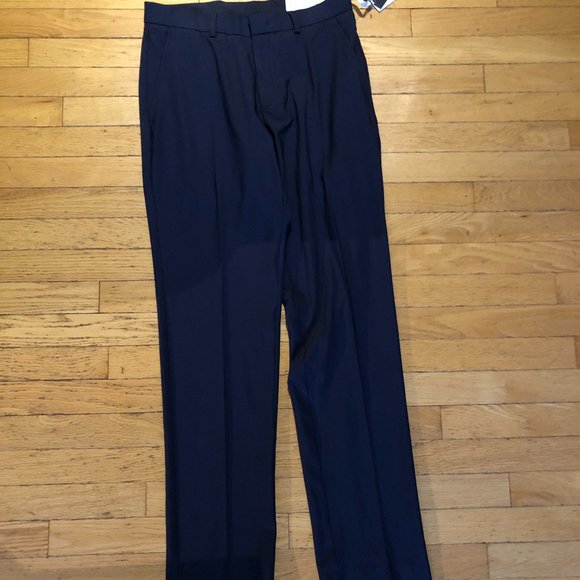 Brand New Tommy Hilfiger Men's Navy Dress Pants Trousers - Picture 3 of 10